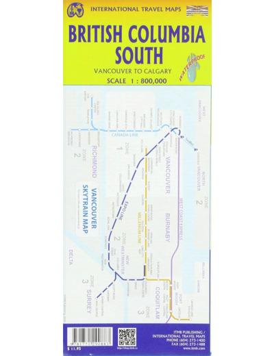 BRITISH COLUMBIA SOUTH : CALGARY TO VANCOUVER
