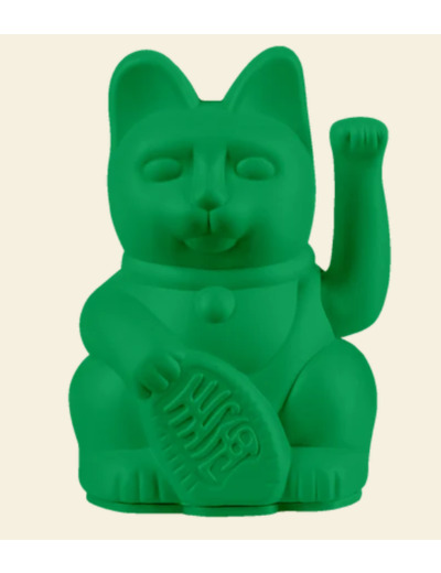 DONKEY Lucky Cat Vert – Porte-Bonheur Japonais