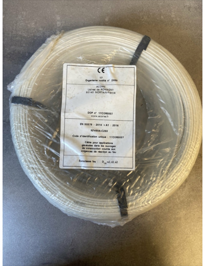 CABLE Optique ACOME N7459A-C250 NORME EN 50575:2014+A1:2016 (100m)