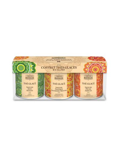 Coffret Thés Glacés 3 X 25G Boite Metal