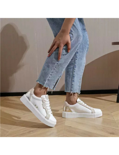 R407- Basket Moow Creepers (T36-T41) (blanc)