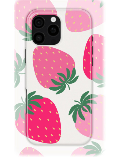 Classic Strawberry | Coque de téléphone 3D 2en1 Ultra-résistante