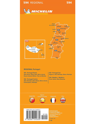 CARTE REGIONALE MADERE