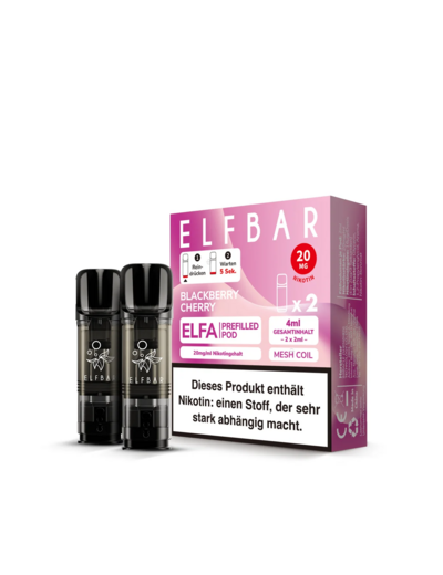 Pack de 10x2 pods - BlackBerry Cherry - ELFBAR