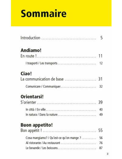 GUIDE DE CONVERSATION VISUEL - L'ITALIEN POUR LES NULS