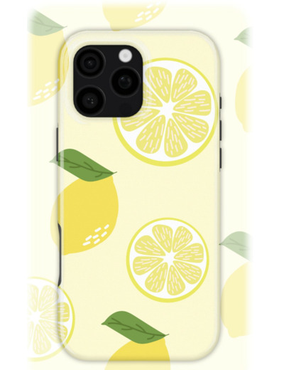Zesty Lemons | Coque de téléphone 3D 2en1 Ultra-résistante