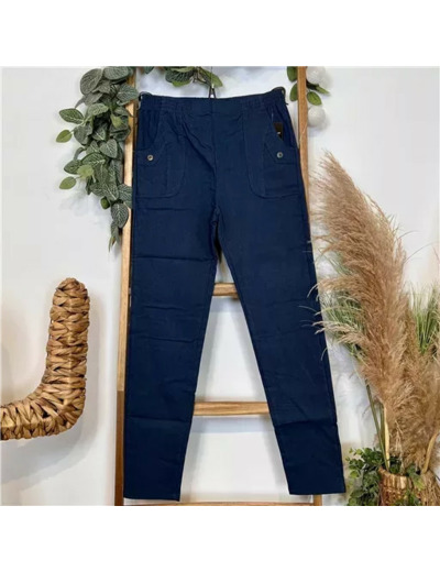 T546- Pantalon Confort Chaud (T38-T52) (marine)