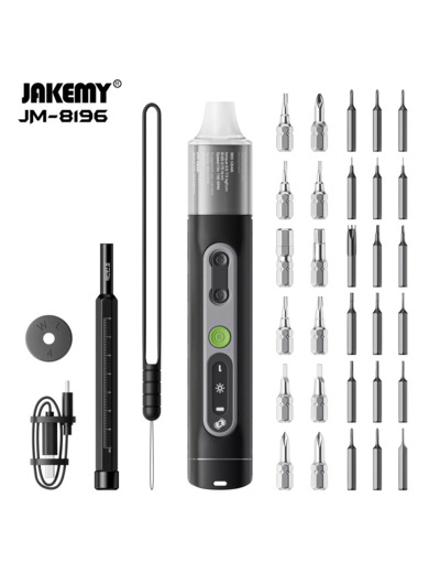 JAKEMY JM-8196 Tournevis Electrique (35 en 1)