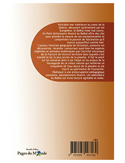 PETIT DICTIONNAIRE ILLUSTRE DU BAIKAL