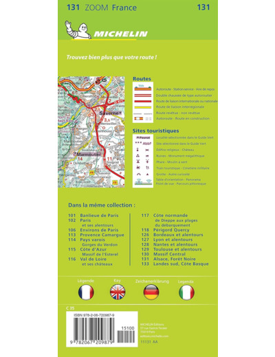 CARTE ZOOM FORET NOIRE, ALSACE, VALLEE DU RHIN