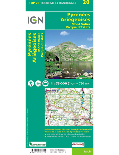 TOP75020 PYRENEES ARIEGEOISES MONT VALIER PIQUE D'ESTATS