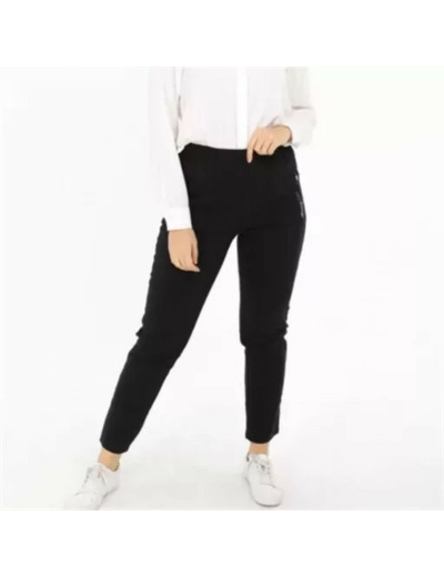 T545- Pantalon Confort JST (T38-T52) (noir)