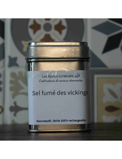 Sel fumé des vikings  - 50G - Boite métal