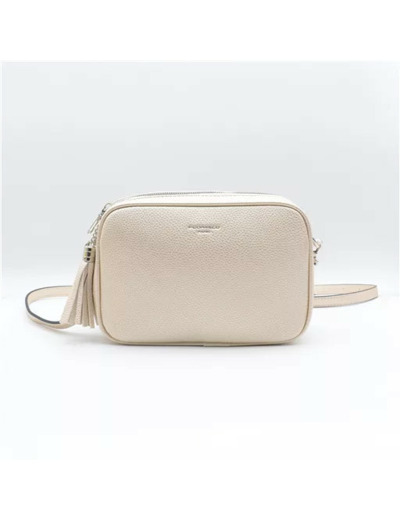 P428- Sac Flora & Co 2 Zips (ecru)