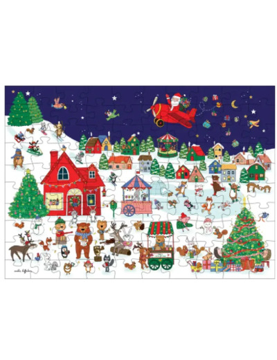 Puzzle Mini Cartesdart  Village de noël