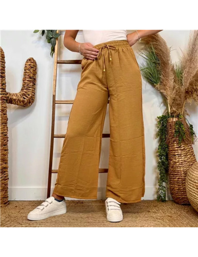 L761- Pantalon flou large 1er PRIX (Tu) (taupe)