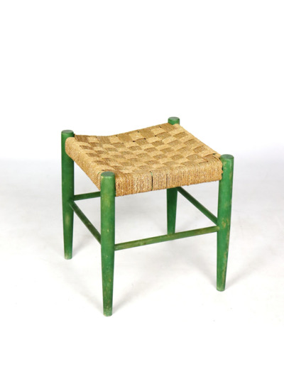 Tabouret scandinave en cordes