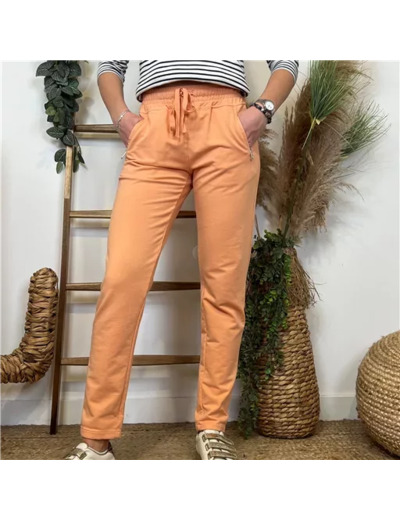 L810- Jogg 2 poches zippées 🇮🇹 (orange)