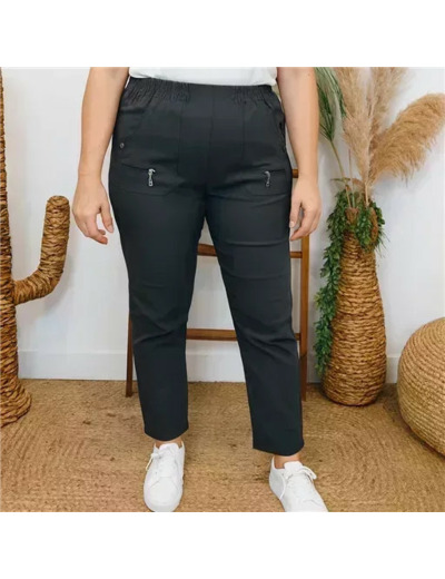 T545- Pantalon Confort JST (T38-T52) (gris)