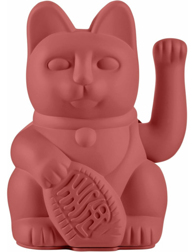 Donkey Chat Porte-Bonheur rouge baie - Chat Porte-Bonheur Maneki Neko - Symbole d'amour et de Bonheur - Décoration Moderne