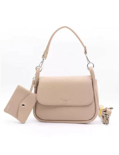 P407- Sac Rabat & Pochette (beige)