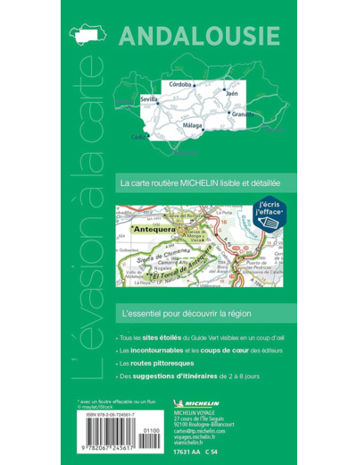 CARTES ROUTIERES ET TOURISTIQU - CARTE ANDALOUSIE
