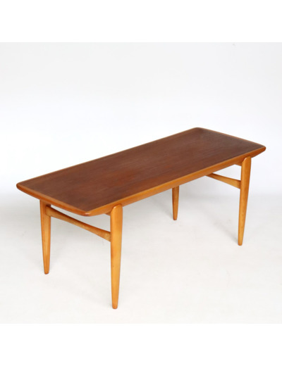 Table basse en teck années 60