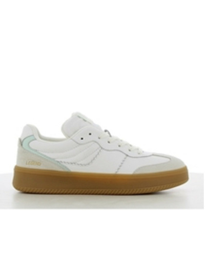 Low Sneakers - White/Mint Green - SJ
