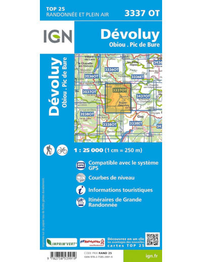 3337OT DEVOLUY OBIOU - PIC DE BURE