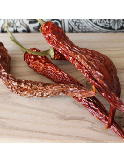 Piment Espagnol ou piment de Cayenne - Piment entier et séché