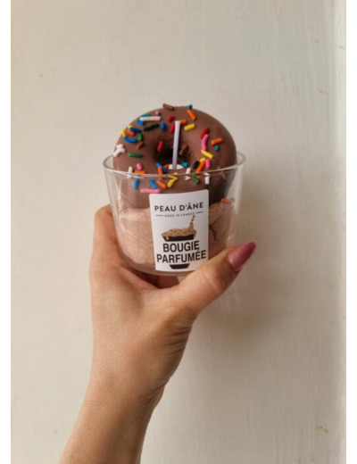 Bougie - Donut CHOCOLAT