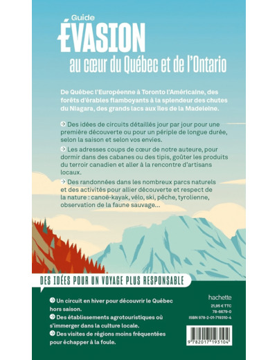 QUEBEC ET ONTARIO GUIDE EVASION