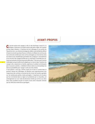 BRETAGNE VOL.2 VOYAGES A VELO ET VELO ELECTRIQUE - FINISTERE SUD, MORBIHAN, ILLE-ET-VILAINE SUD, LOI