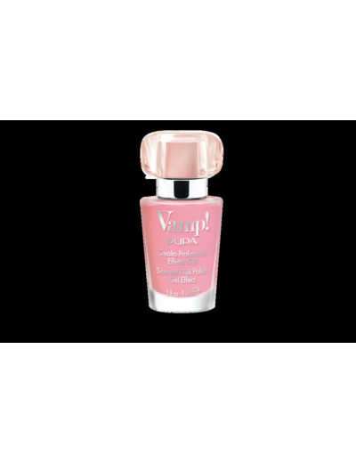 PUPA Vamp! Vernis parfumé effet gel à la fragrance rose N°107 9 ml