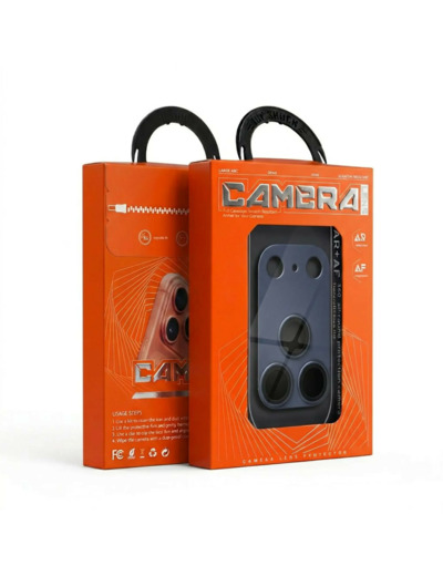 Protection caméra iPhone 17 Pro / 17 Pro Max AR+AF Full Metal - Verre trempé