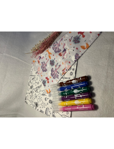 Set de coloriage lavable