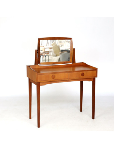 Coiffeuse scandinave en teck années 60