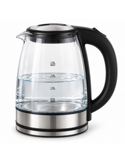 Bouilloire électrique en verre Royal Swiss 1,8 L – 1500 W
