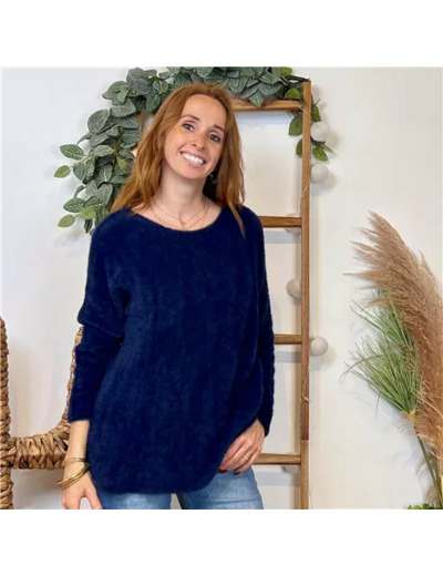 K121- Pull « Pilou Pilou » (Tu) 🇮🇹 (marine)