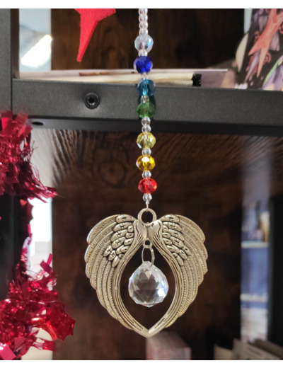 Attrape-soleil en cristal Ailes d'Amour