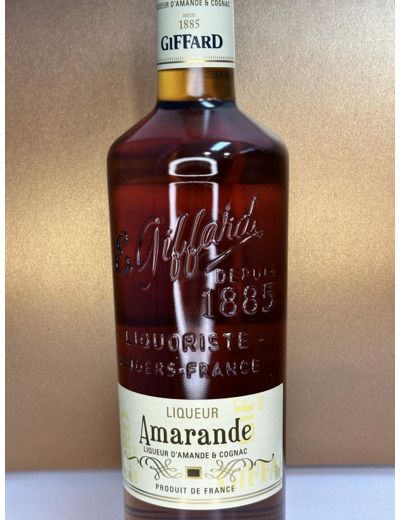 liqueur Amarande liqueur d'amande & Cognac "Giffard" (70cl)
