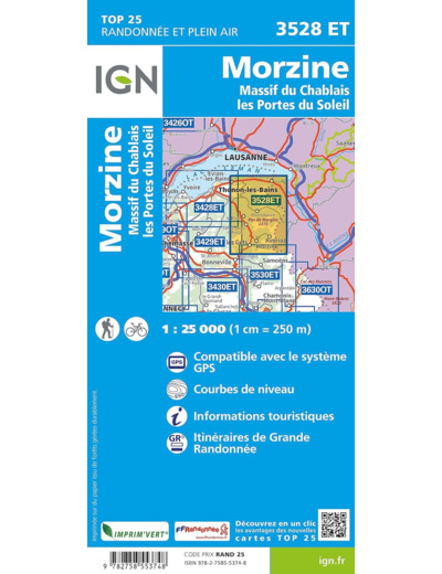 3528ET MORZINE MASSIF DU CHABLAIS LES PORTES DU SOLEIL