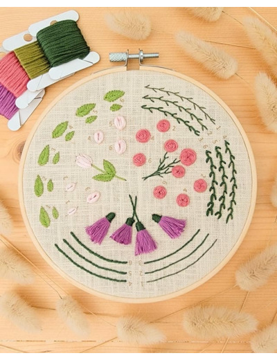 Patron de Broderie PDF – "L'apprenti fleuriste" - Tome 2