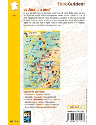 LE JURA... A PIED - REF D039