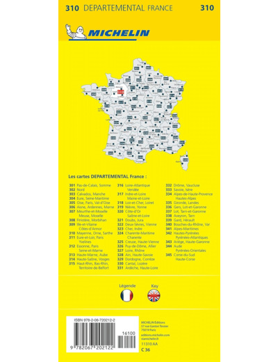 CARTE DEPARTEMENTALE MAYENNE, ORNE, SARTHE