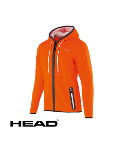 HEAD AMIR FULL ZIP TECHNICAL HOODY Orange