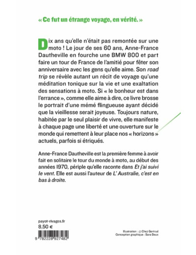 LA VIEILLE QUI CONDUISAIT DES MOTOS