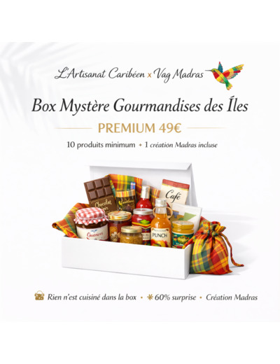 Box Mystère Gourmandises des Îles – PREMIUM