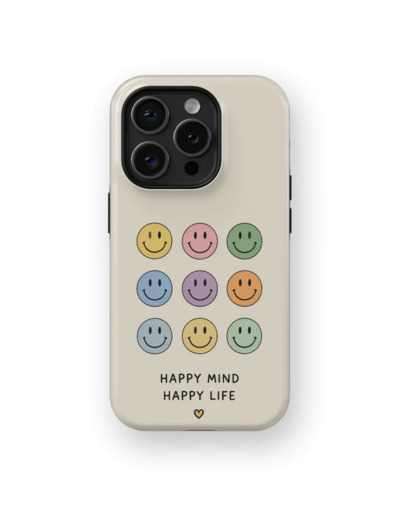 Smiley Multicolore | Coque de téléphone 3D 2en1 Ultra-résistante