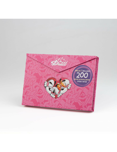 DIDDL - Set A5 Notes Autocollantes Diddl - Enveloppe Cartonnée Aimantée Avec Blocs Post-it Illustrés - Collection Collector - Idéal Pour Écrire, Organiser, Décorer